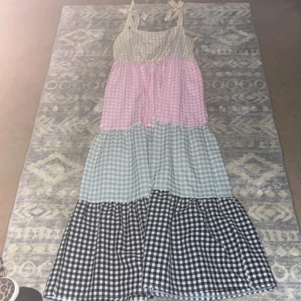 Multicolored Plaid Dress from Shein / Size Large